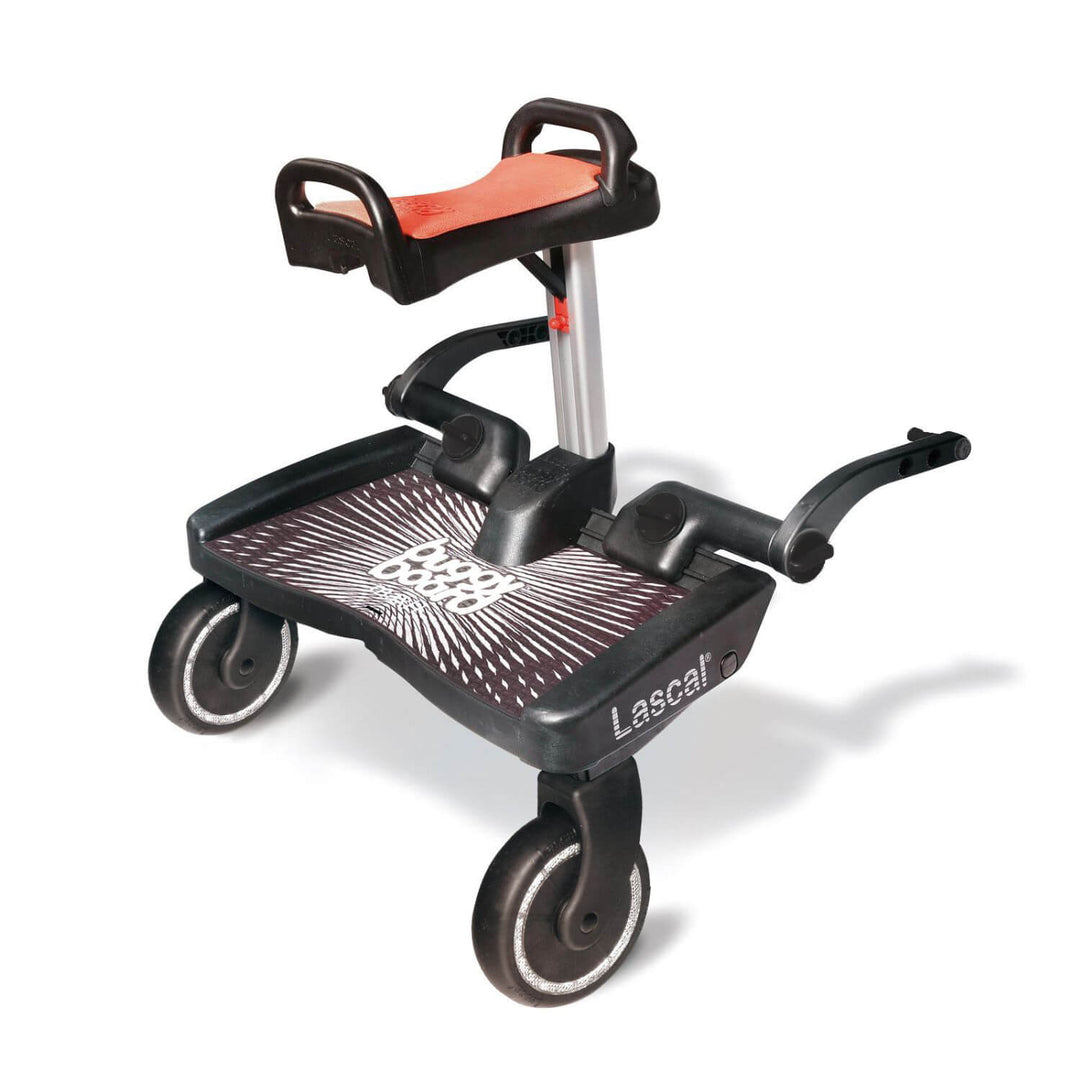 Lascal Maxi Plus Lascal BuggyBoard® Maxi Plus - Black with Red Saddle - Lascal GB